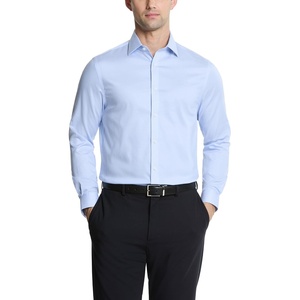 image:imageMichael Kors Mens Dress Shirt Ultra Wrinkle Free Stretch Regular FitPowder Blue