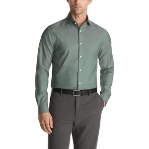 image:imageMichael Kors Mens Dress Shirt Ultra Wrinkle Free Stretch Slim FitForest Green