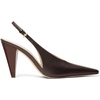 image:imageMichael Kors Womens Electra Sling PumpChocolateVachetta Leather
