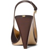 image:imageMichael Kors Womens Electra Sling PumpChocolateVachetta Leather