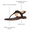 image:imageMichael Kors Womens Mandy Thong SandalLeatherChocolate