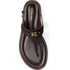 image:imageMichael Kors Womens Mandy Thong SandalLeatherChocolate