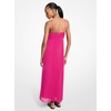 image:imageMichael Kors Womens Maxi Pleated Slip DressWildberry