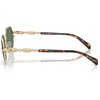 image:imageMichael Kors Womens Mk1165 Saint Martin Square SunglassesLight Gold ShinyGreen Solid