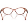 image:imageMichael Kors womens Mk4186bu Saint Lucia Universal Fit Oval Prescription Eyewear FramesPink HornDemo