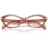 image:imageMichael Kors womens Mk4186bu Saint Lucia Universal Fit Oval Prescription Eyewear FramesPink HornDemo