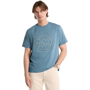 image:imageMichael Kors Mens Graphic TShirtMk Shadow LogoLight Lagoon