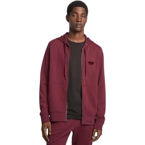 image:imageMichael Kors Mens Tufted Logo Full Zip HoodieOxblood