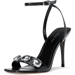 image:imageMichael Kors Womens Liana Mid Heel SandalDome StudsBlack