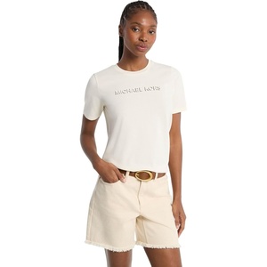 image:imageMichael Kors Womens Mk Shadow Embossed Logo TeeBone