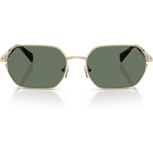image:imageMichael Kors Womens Mk1165 Saint Martin Square SunglassesLight Gold ShinyGreen Solid