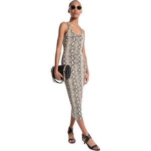 image:imageMichael Kors Womens Racer Back Midi Tank DressSoft Ecru