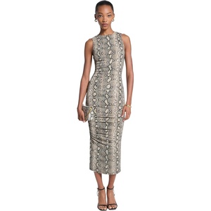 image:imageMichael Kors Womens Ruch Midi DressSoft Ecru