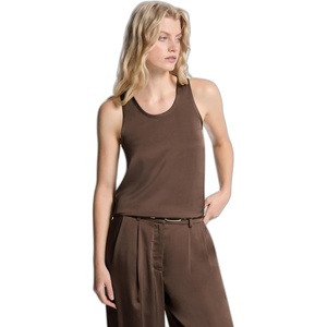 image:imageMichael Kors Womens Satin Tank TopChocolate