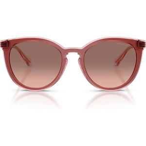 image:imageMichael Kors womens Mk2274u Tarifa Universal Fit Round SunglassesRosewoodBrown Pink Gradient Bio
