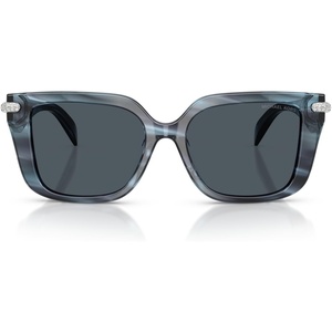 image:imageMichael Kors womens Mk2275bu Santo Domingo Universal Fit Square SunglassesDenim HornBlue Monochromatic