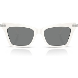 image:imageMichael Kors womens Mk2276u Grand Cayman Universal Fit Cat Eye SunglassesWhiteGrey Monochromatic