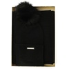image:imageMichael Kors Womens Fine Crystal Box Set  Hat amp ScarfBlackBlack