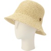 image:imageMichael Kors Womens Straw Bucket Hat Stylish amp Versatile Accessory for Everyday WearNatural