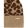 image:imageMichael Kors Womens Wooly Leopard Crown Cuff HatDark CamelDark Caramel