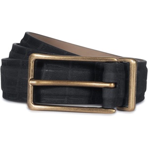 image:imageMichael Kors Womens 12 Inch Leather Belt Stylish Accessory for Everyday Wear Adjustable FitBlackAnt Gold