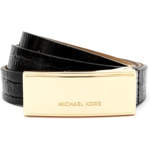 image:imageMichael Kors Womens 20mm Non Reversible BeltBlackGold