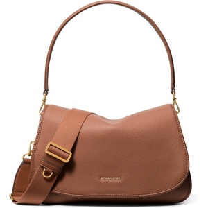 image:imageMichael Kors Womens Holmes Medium Convertible MessengerGoldtone HardwareLeatherLuggage