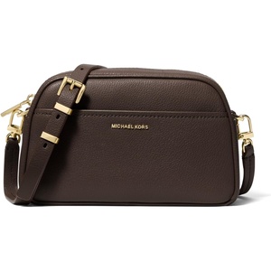 image:imageMichael Kors Womens Jet Set Small Camera CrossbodyGoldtone HardwareEmbossed Goat LeatherChocolate
