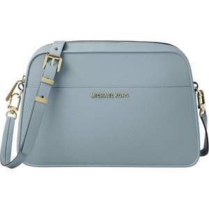 image:imageMichael Kors Womens Jet Set Small Camera CrossbodyGoldtone HardwareLeatherChambray
