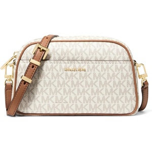 image:imageMichael Kors Womens Jet Set Small Camera CrossbodyGoldtone HardwareMk Signature Coated TwillVanillaAcorn