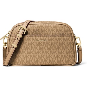 image:imageMichael Kors Womens Jet Set Small Camera CrossbodyGoldtone HardwareTonal Mk Signature Coated TwillHusk
