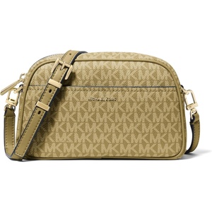 image:imageMichael Kors Womens Jet Set Small Camera CrossbodyGoldtone HardwareTonal Mk Signature Coated TwillPistachio