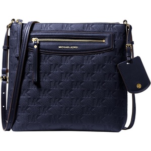 image:imageMichael Kors Womens Jet Set Travel Large TopZip CrossbodyGoldtone HardwareLeatherDress Blues