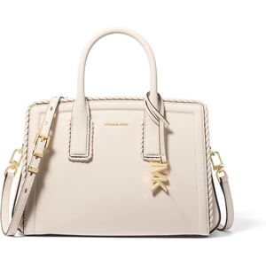 image:imageMichael Kors Womens Laila Small SatchelGoldtone HardwareLight Cream