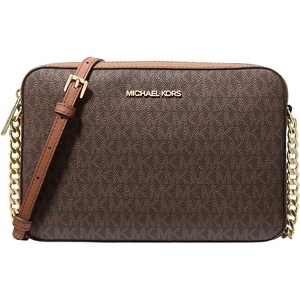 image:imageMichael Kors Womens Jet Set Large Crossbody BagGoldtone HardwareBrown