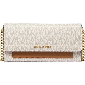 image:imageMichael Kors Womens Jet Set Medium 2in1 Wallet On Chain Crossbody BagVanillaAcorn