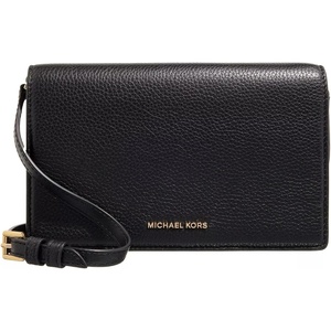 image:imageMichael Kors Womens Jet Set Medium Flap Crossbody BagGoldtone HardwareBlack