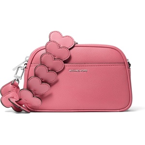 image:imageMichael Kors Womens Jet Set Small Camera Crossbody Bag HeartSilvertone HardwareLeather WHeart StrapRosewood