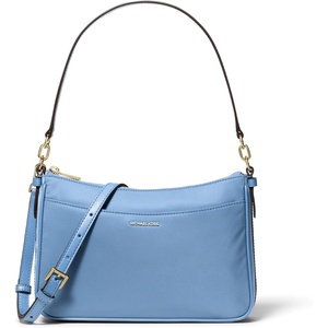 image:imageMichael Kors Womens Jet Set Top Zip Pochette Crossbody BagGoldtone HardwareMilano NylonFrench Blue