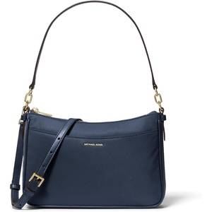 image:imageMichael Kors Womens Jet Set Top Zip Pochette Crossbody BagGoldtone HardwareMilano NylonNavy
