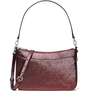 image:imageMichael Kors Womens Jet Set Top Zip Pochette Crossbody BagOxblood