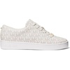 image:imageMichael Kors Womens Keaton Lace Up SneakerMk SignatureVanilla