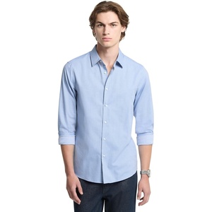 image:imageMichael Kors Mens Long Sleeve Cross Diamond Geo ShirtVintage Blue