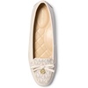 image:imageMichael Kors Womens Wendy MoccasinLeatherMk SignatureLight Cream