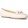 image:imageMichael Kors Womens Wendy MoccasinLeatherMk SignatureLight Cream