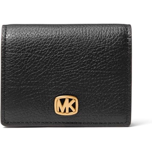image:imageMichael Kors Womens Bryant Small Compact Wallet GoldTone HardwareEmbossed LeatherBlackGoldTone HardwareEmbossed LeatherBlack