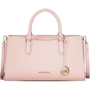 image:imageMichael Kors Womens Arden Medium Topzip SatchelGoldtone HardwarePebble LeatherPowder Blush