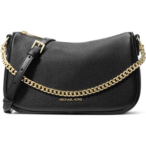 image:imageMichael Kors Womens Carmela Medium Convertible Crossbody BagGoldtone HardwarePebble LeatherBlack