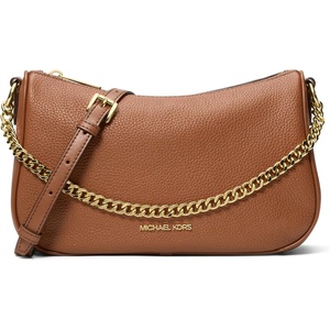 image:imageMichael Kors Womens Carmela Medium Convertible Crossbody BagGoldtone HardwarePebble LeatherLuggage