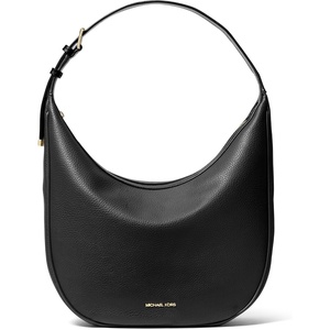 image:imageMichael Kors Womens Skye Medium Shoulder BagGoldtone HardwareSmall Grain EmbossedBlack
